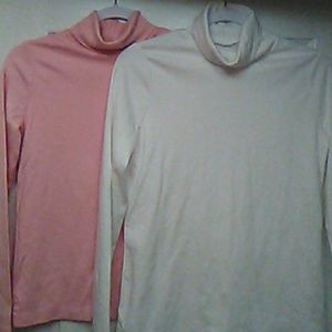 (2) Bundle of Land's End turtlenecks